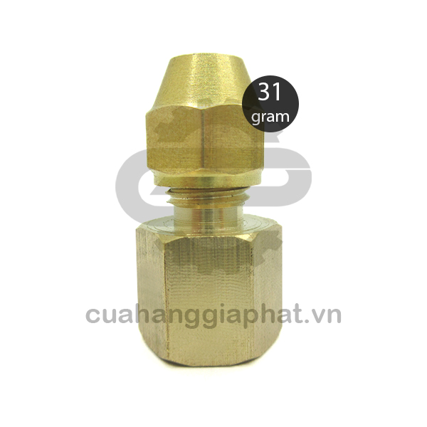 Nối ống đồng ren trong đầu côn
