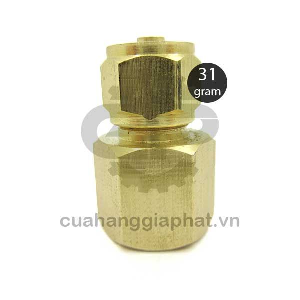 Nối thau ren trong siết ống cam