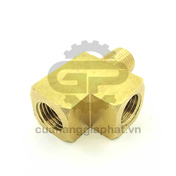 Nối 3 ngã 2 đầu ren trong x ren ngoài xéo thau