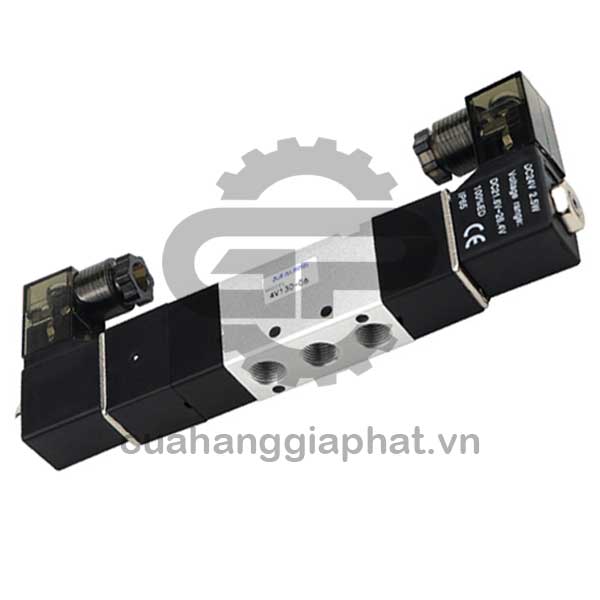 Van điện từ Airtac 5 ngã 2 đầu coil 3 vị trí