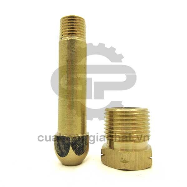 Ty tán gas thau ren ngoài gắn đồng hồ