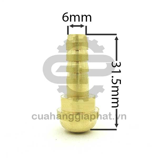 Bộ đuôi thau gắn đèn hàn cắt gió đá