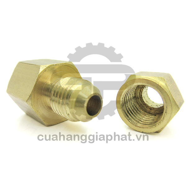 Nối ống đồng ren trong đầu côn