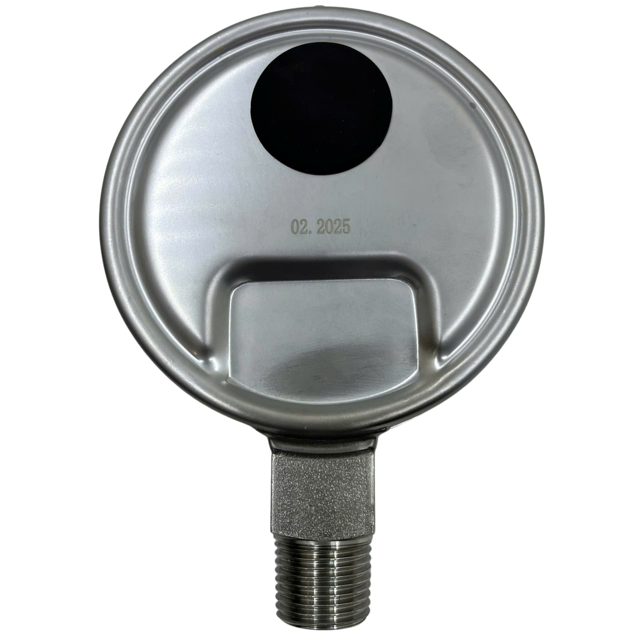 ĐỒNG HỒ ĐO ÁP SUẤT HV MẶT 100 CHÂN INOX (HOÁ CHẤT/XĂNG DẦU)