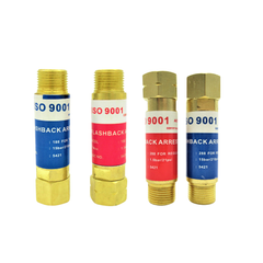 Van chống cháy ngược gió đá (oxy/gas) gắn đồng hồ và tay cắt
