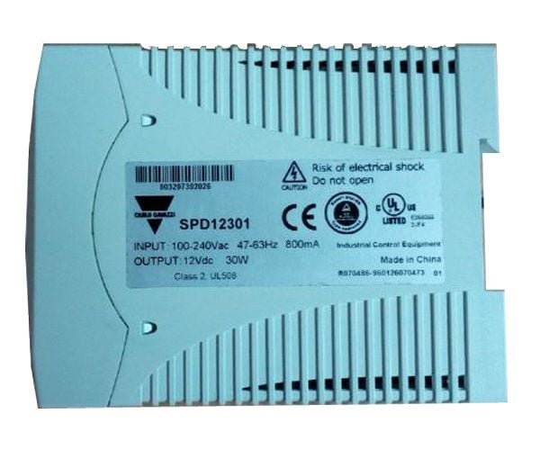 BỘ CHUYỂN ĐỔI NGUỒN  CARLO GAVAZZi SPD12301 12VDC  SANG 100-240VAC 2.5A