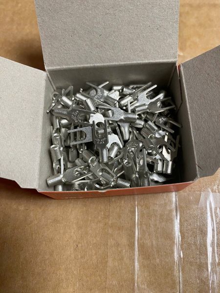 ĐẦU CỐT TRẦN CHỮ Y, MODEL: 1.25-C3.5A DÙNG CHO DÂY CÓ TIẾT DIỆN 0.25-1.65mm2, HÃNG JST- MADE IN MALAYSIA