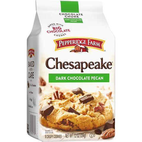  Bánh Socola hạt hồ đào Chesapeake Pepperidge Farm 204g, Sản xuất tại Mỹ 