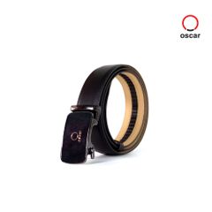  Thắt Lưng Da Mặt Khóa Họa Tiết Chấm Bi 3D Thương Hiệu Oscar Cao Cấp 038 