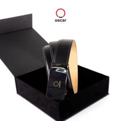 Thắt Lưng Da Mặt Khóa Họa Tiết Chấm Bi 3D Thương Hiệu Oscar Cao Cấp 038