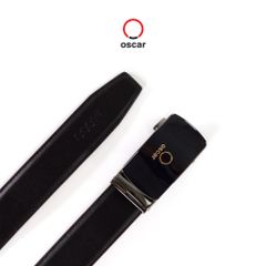 Thắt Lưng Da Mặt Khóa Họa Tiết Chấm Bi 3D Thương Hiệu Oscar Cao Cấp 038