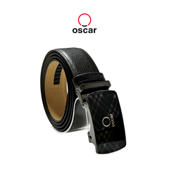  Thắt Lưng Da Mặt Khóa Đen Tối Giản Thương Hiệu Oscar 041 