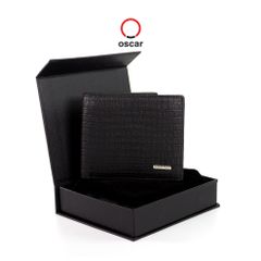 Ví Nam Ngang Vân Cá Sấu Thương Hiệu Oscar 061