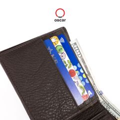 Ví Nam Ngang Da Mềm Vân Cá Sấu Thương Hiệu Oscar 062