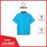  Áo Thun Nam Polo OSCAR - OCMPKSD 001 MÀU XANH DA TRỜI 