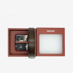 Bộ combo Thắt lưng Nam Thương Hiệu Oscar - OCMBLAE 114 (MẶT NGẪU NHIÊN)