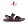  Sandals Da Cổ Điển Khắc Chìm Logo Pierre Cardin - PCMFWLE 159 