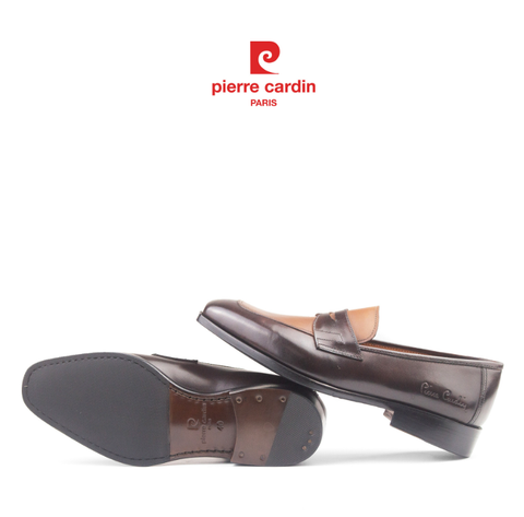  [ĐẾ DA] Giày Penny Loafer Pierre Cardin - PCMFWLG 370 