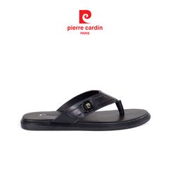 Sandal Quai Kẹp Ngón Nhấn Phụ Kiện Logo Pierre Cardin - 160