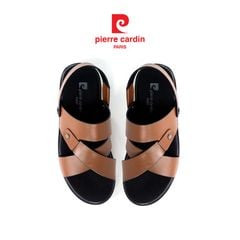 Sandals Ankle Strap Da Bò Trơn Cổ Điển Pierre Cardin - 162