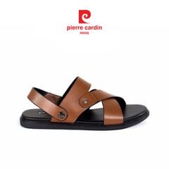  Sandals Ankle Strap Da Bò Trơn Cổ Điển Pierre Cardin - 162 