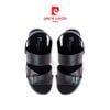  Sandals Da Cổ Điển Khắc Chìm Logo Pierre Cardin - PCMFWLE 159 