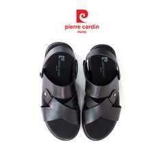 Sandals Ankle Strap Da Bò Trơn Cổ Điển Pierre Cardin - 162
