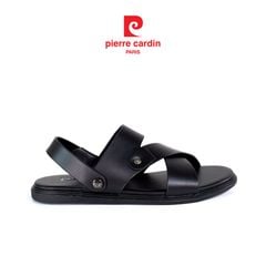  Sandals Ankle Strap Da Bò Trơn Cổ Điển Pierre Cardin - 162 