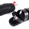  Sandals Da Cổ Điển Khắc Chìm Logo Pierre Cardin - PCMFWLE 159 
