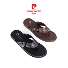 Sandal Quai Kẹp Ngón Nhấn Phụ Kiện Logo Pierre Cardin - 160