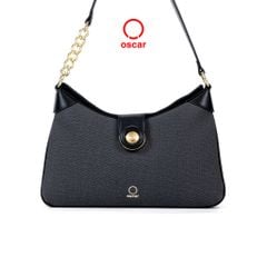  Túi Đeo Vai Phom Chữ Nhật Phối Khóa Kim Loại Vàng OCWHBS 099 