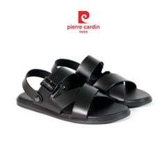  Sandals Da Bò Trơn Cổ Điển Pierre Cardin - 166 