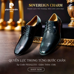  [DERBY] Giày Nam Derby xỏ dây Pierre Cardin - PCMFWLG 766 
