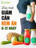 Liệu trình giảm cân kèm ăn