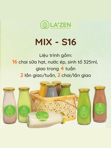 Liệu trình sữa hạt, nước ép tươi cho trẻ nhỏ từng giai đoạn - La'zen