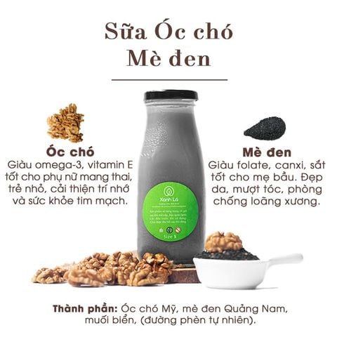 Sữa Óc chó mè đen
