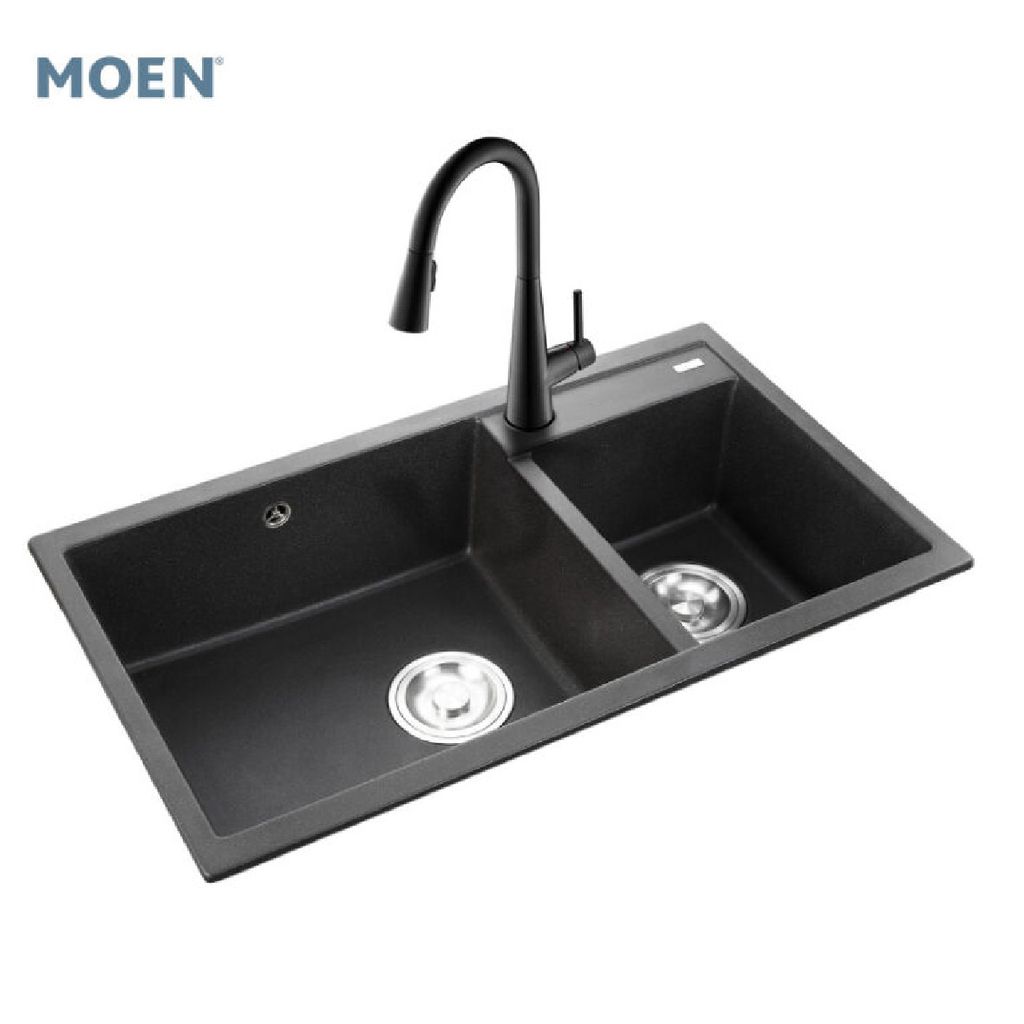 Chậu rửa chén đôi dương vành MOEN - 27901BL01