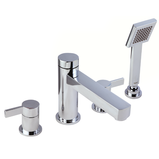 T57175 - Sen gắn bồn tắm 4 lỗ kèm nút chuyển hướng MOEN