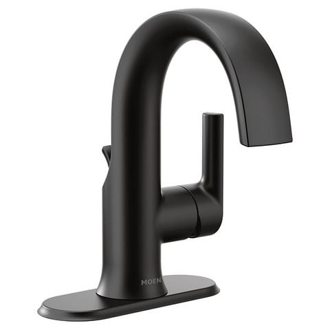 Vòi chậu lavabo cao cấp màu đen dòng Doux - S6910BL