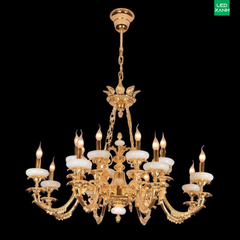 Đèn chùm đồng tay nến CH-MI-1241