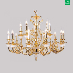 Đèn chùm đồng tay nến CH-MI-1254