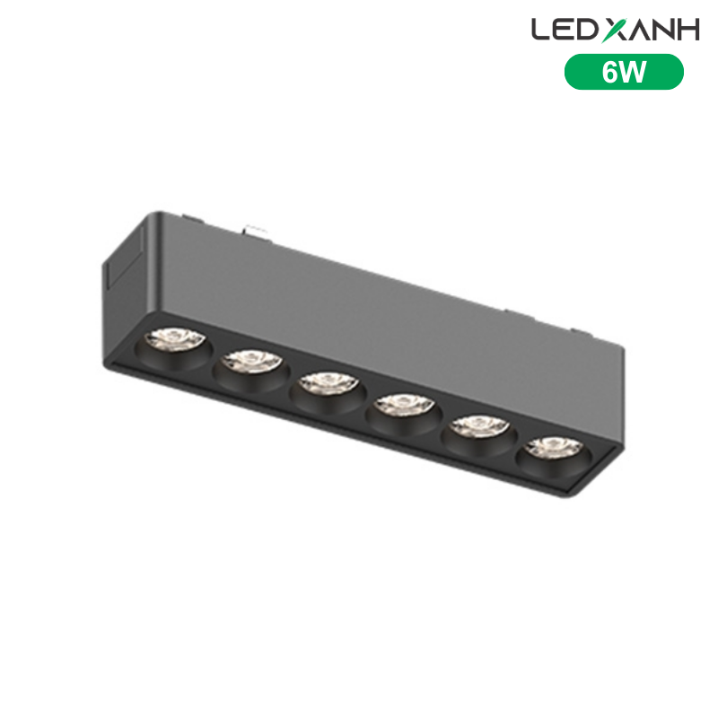 Đèn LED gắn ray nam châm siêu mỏng chiếu rọi - KingLED