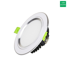 Đèn LED âm trần KingEco Viền màu -7W