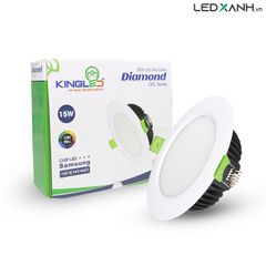 Đèn LED âm trần downlight đổi màu KingLED - Diamond