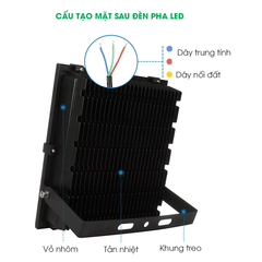 Đèn LED pha choá kim cương 30W, 50W, 100W