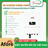  Inverter Hybrid Afore AF8K-SLP – 1 pha – AFCI - Max PV 200% 