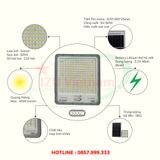  [IZU-PHAMN1000W] Đèn pha mắt ngọc năng lượng mặt trời 1000W - Siêu sáng 
