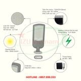 [IZU-CA88] Đèn năng lượng mặt trời Cao Áp siêu sáng 
