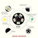  [IZU-UFO500W] Đèn năng lượng mặt trời UFO 500W 