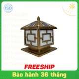  [IZU-TRC20] Đèn trụ cổng năng lượng mặt trời 20x20cm 